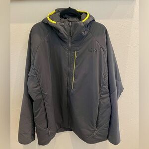 The NORTH FACE  Men's Ventrix Ski Jacket - Asphalt Grey / Acid Yellow - XXL 2XL